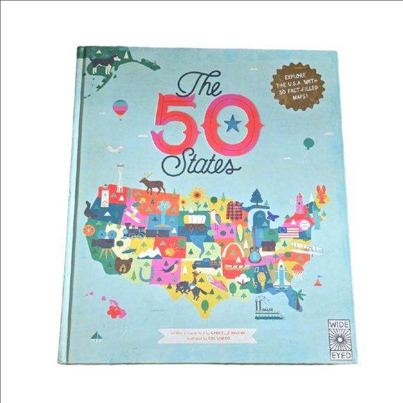 wide eyed Other - 'The 50 States' Kids Map Book